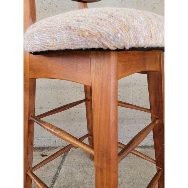 Mid-Century Modern Counter Top Stools - Set 3 For Sale - Image 13 of 15