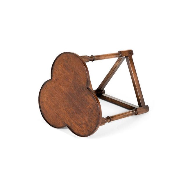 Clover Leaf Occasional Table in Oak For Sale - Image 4 of 10