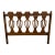 Vintage Full Size Chippendale Style Headboard For Sale