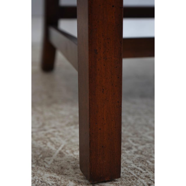 Ralph Lauren Leather Chippendale Wing Chair For Sale - Image 15 of 18