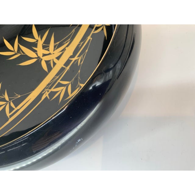 Vintage Japanese Laquer Salad Set For Sale - Image 9 of 12