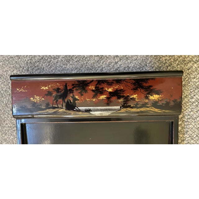 Vintage Lacquer Tray From Vietnam For Sale - Image 12 of 13