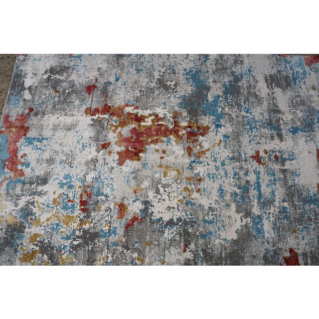 Power Loomed Abstract Modern Millenia MLL-20 Area Rug 5'3" X 7'7" For Sale - Image 6 of 12