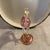 Art Deco Vintage Flamingo Glass Perfume Bottle With Stopper For Sale - Image 3 of 9