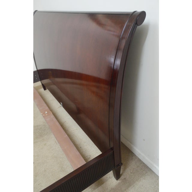 Barbara Barry for Baker King Sleigh Bed For Sale - Image 10 of 13