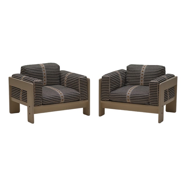 Bastiano Easy Chairs by Tobia & Afra Scarpa for Gavina, Italy, 1970s, Set of 2 For Sale