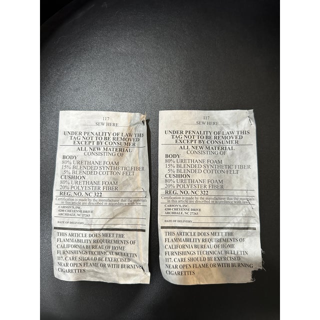 Textile Mid 20th Century Mid-Century Modern Pair of Black Velvet and Vinyl Club Chairs For Sale - Image 7 of 7