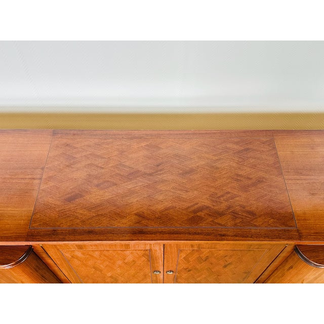 French Art Deco Walnut Sideboard by Jules Leleu, 1930s For Sale - Image 6 of 17