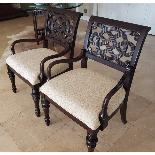 Pair of Tommy Bahama Royal Kahala Molokai Arm Chairs by Lexington Furniture For Sale - Image 11 of 16