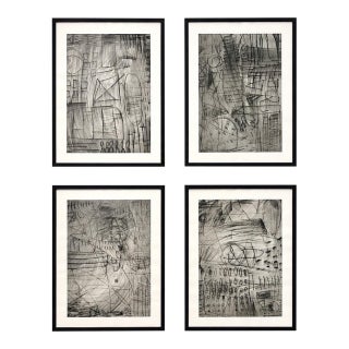 Field Study by Murray Duncan, Group of Four Mixed Media Works on Paper,2025 For Sale