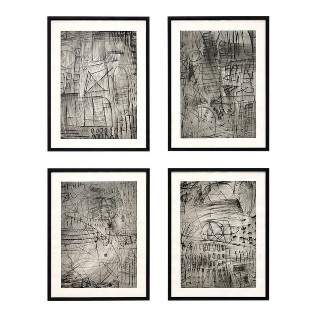 Field Study by Murray Duncan, Group of Four Mixed Media Works on Paper,2025 For Sale