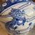 Blue Vintage Blue and White Asian Chinoiserie Vase For Sale - Image 8 of 9