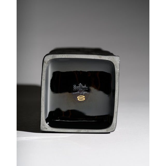 Black Porcelain Vase Trio by Martin Freyer and Elsa Fischer-Treyden for Rosenthal, 1960s, Set of 3 For Sale - Image 12 of 18