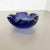 Heavy Blue Murano Glass Shell Bowl or Ashtray, Italy, 1970s For Sale - Image 3 of 17