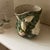 1970s Mid-Century Ceramic Green Pitcher With White Flower Accents For Sale In Atlanta - Image 6 of 6
