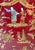 Wood Vintage Hand Painted Red Chinoiserie Table Lamp For Sale - Image 7 of 9