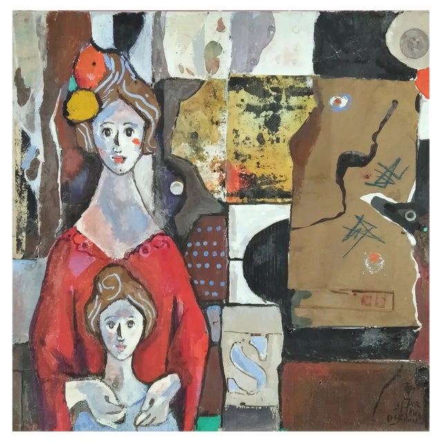 Torner De Semir, Figurative Composition, 2015, Mixed Media on Canvas For Sale