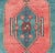 Mid 20th Century Tribal Design Vintage Turkish Rug in Teal, Blue, Green, Charcoal & Coral 5'2 X 8'7 For Sale - Image 5 of 8