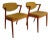 Vintage Danish Chairs N.42 Model Z by Kai Kristiansen, 1950s, Set of 2 For Sale