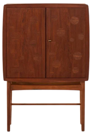 Danish Bar Cabinet by Tove & Edvard Kindt-Larsen for Gustav Bertelsen, 1940s