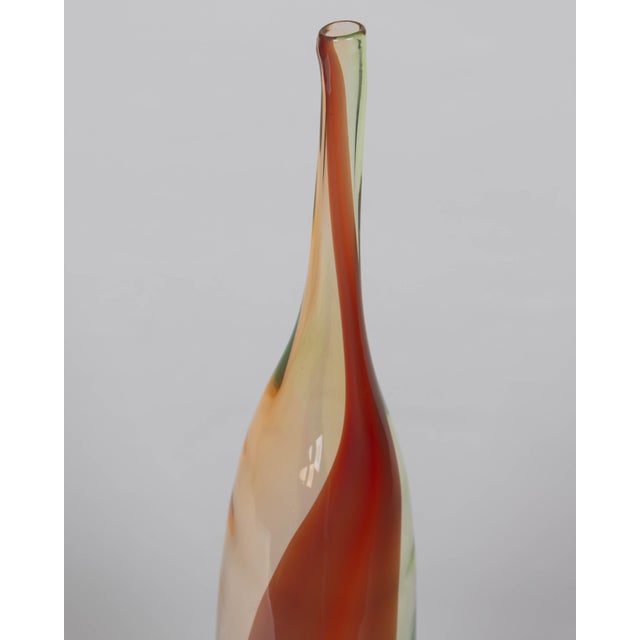Kosta Boda Tobago Art Glass Bottle by Kjell Engman For Sale - Image 9 of 14
