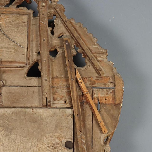 Gilt Wood Wall Mirror For Sale - Image 12 of 13
