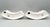 Italian White Glazed Ceramic Floral Double Candle Holders — Hollywood Regency / Neoclassical For Sale - Image 11 of 15