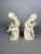 Stone Two 19th Century Marble Sculptures: The Child Scribe and The Reader, After Lemire For Sale - Image 7 of 11
