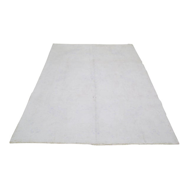 Vintage Turkish Hand Knotted Wool Rug, 6'9"x9'8" For Sale