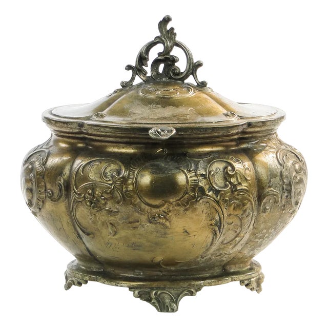 Rococo Sugar Bowl from Albrecht Koler, 1800s For Sale