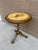 1920s 1920s Regency Green and Gold Painted Flip-Top Side Table With Lyre Motif For Sale - Image 5 of 11