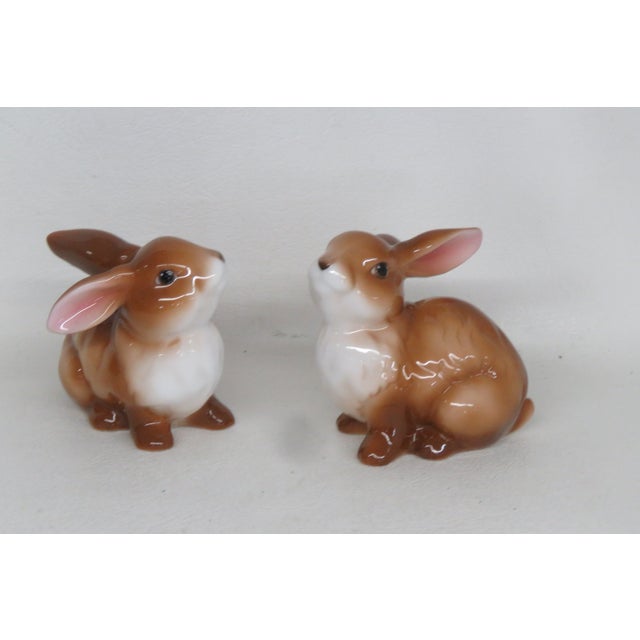 Goebel Porcelain Mini Bunny Rabbits Figurine 4680b For Sale - Image 12 of 12