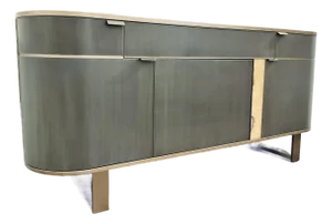 Caracole Modern Dark Gray Piet Sideboard