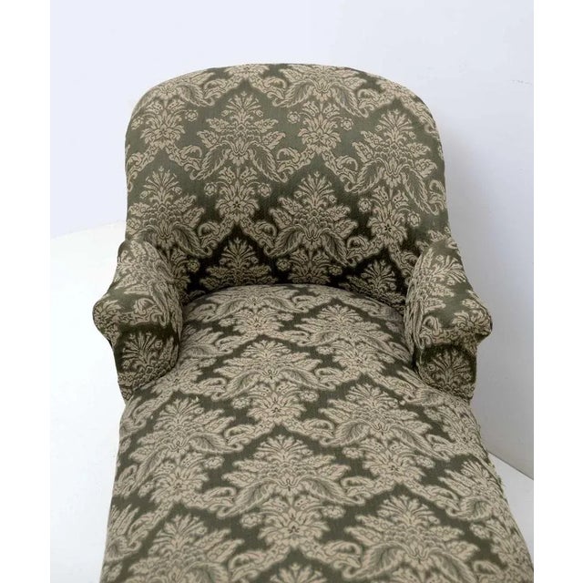 Wood Napoleon III French Chaise Longue, 1880s For Sale - Image 7 of 9