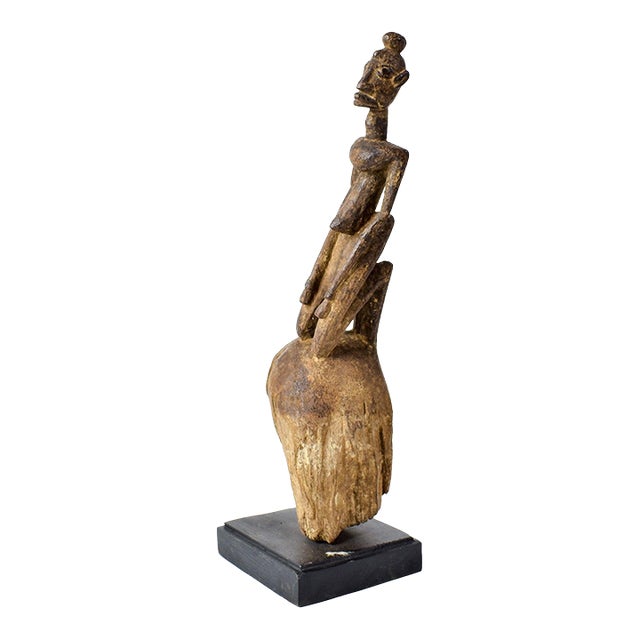 Early 20th Century Dogon Fetish Figure on Custom Base Mali For Sale