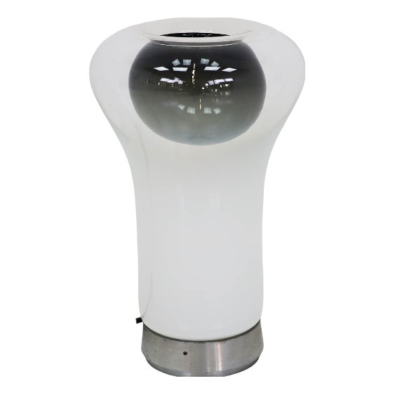 Vintage Saffo Blown Glass Lamp by Angelo Mangiarotti for Artemide, 1967 For Sale