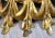 1950s Gold Metal Tole Sunburst Shade for Ceiling Light Fixture, Made in Italy For Sale - Image 6 of 18