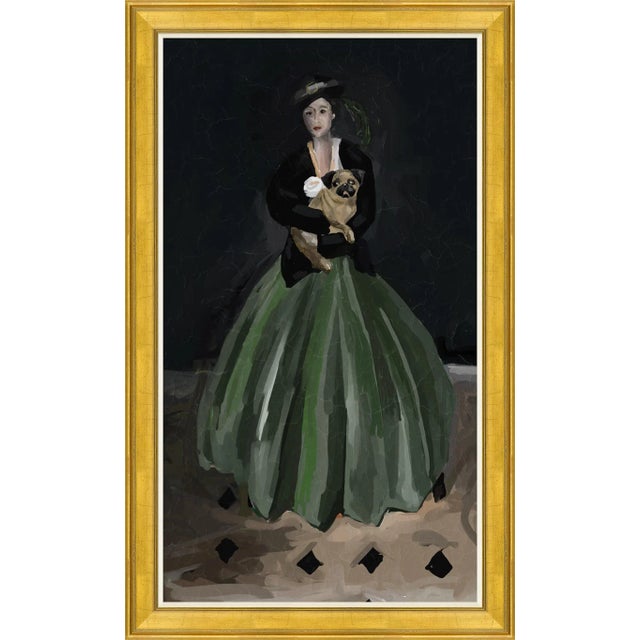 Contemporary Kate Canvas - Hand Embellished Framed Art For Sale - Image 3 of 3