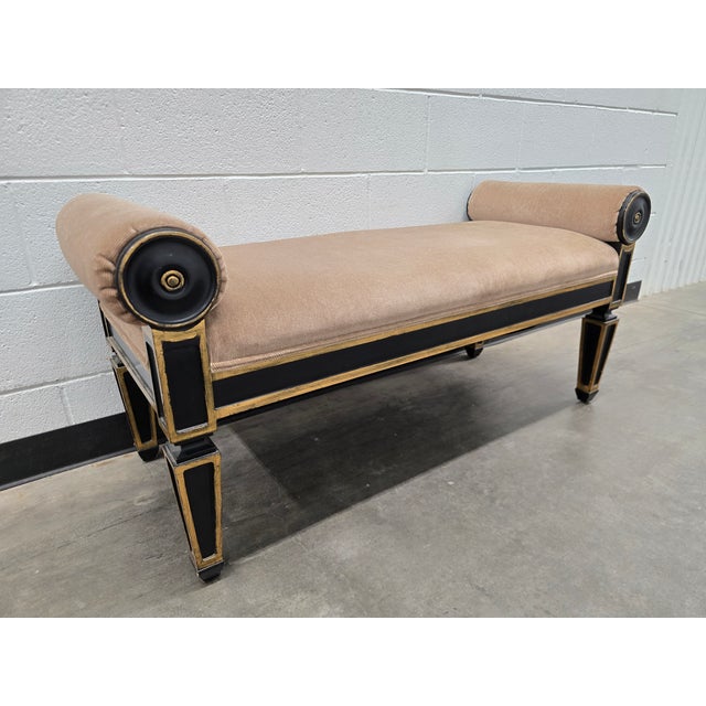 Hollywood Regency Bench, Nancy Corzine Style For Sale - Image 12 of 12