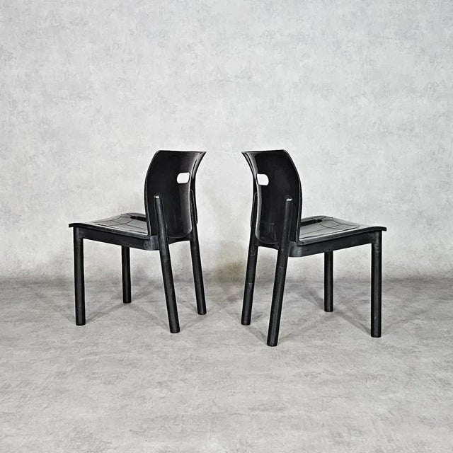 Dining Chairs by Anna Castelli Ferrieri for Kartell, Set of 4, in Very Good conditions. Designed 1970 to 1979 This piece...