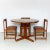 Wooden Chairs and Dining Table by Guillaumes, 1960s, Set of 3 For Sale - Image 3 of 14