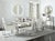 Mitchell Gold + Bob Williams White Quartz Dining Table W/ Chrome Base 84” For Sale - Image 10 of 10