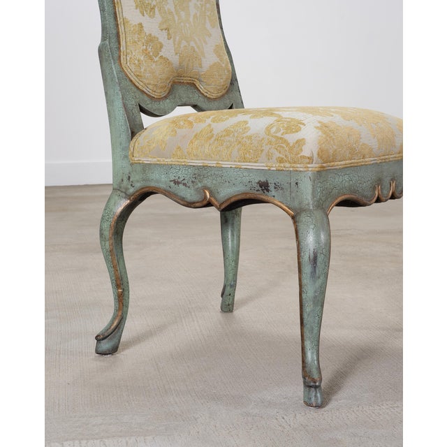 Set of Ten Minton-Spidell Country French Painted Dining Chairs For Sale - Image 10 of 18