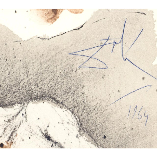 Salvador Dalí 1969 Salvador Dalí Biblia Sacra Lithograph "Iesus Flagellatus" (Jesus Flagellation) For Sale - Image 4 of 8