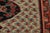 1930s Vintage Persian Senneh Kilim in Beige With Red and Blue Floral Patterns For Sale - Image 5 of 6