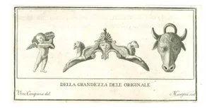 Vincenzo Campana, Ancient Roman Decoration, 18th Century, Etching