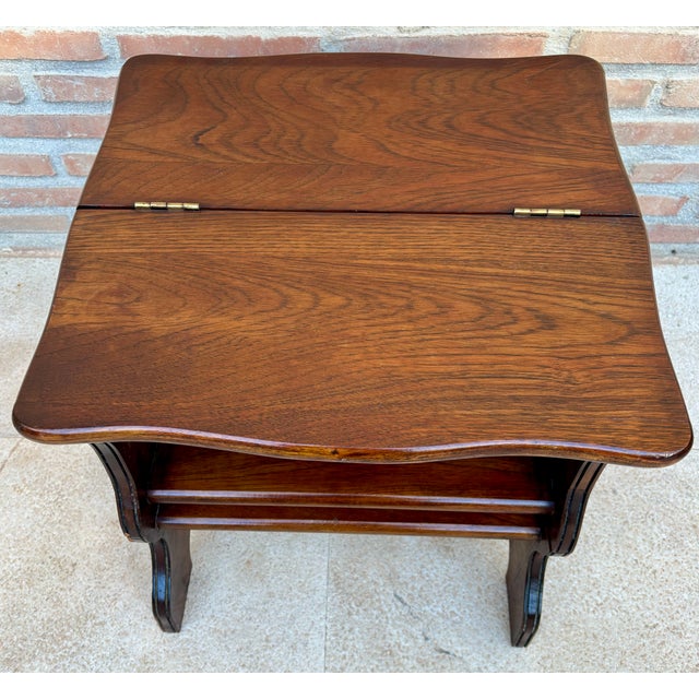 French Library Steps in Walnut, 1890s For Sale - Image 14 of 17