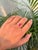Not Yet Made - Made To Order 1.33ct Emerald Cut Ruby Solitaire Ring With Pave Diamonds in 14k Gold Size 9 For Sale - Image 5 of 17