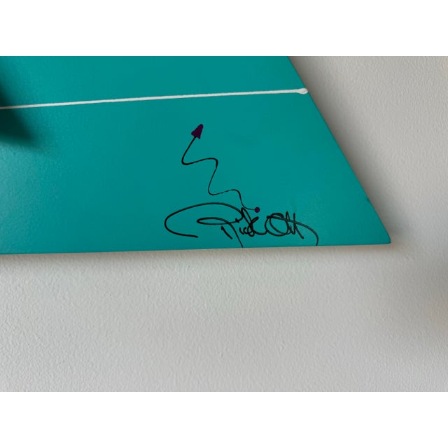 Richard (Rick) Ott (American, 1935 - 2007) Postmodern Memphis - Style Dimensional Wall Art Sculpture For Sale - Image 4 of 12