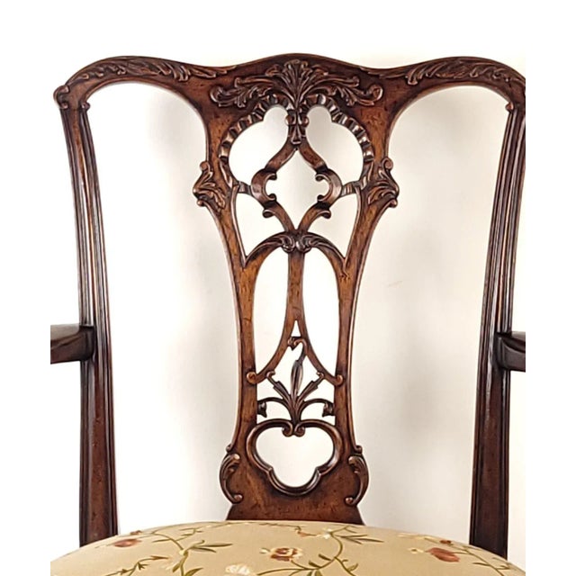 Victorian Chippendale Style Armchair For Sale In San Francisco - Image 6 of 9